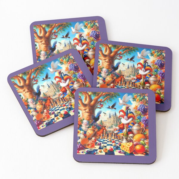 Item preview, The Jester’s Orchard – Surreal Assembly of Symbols and Strategy designed and sold by daweave77.