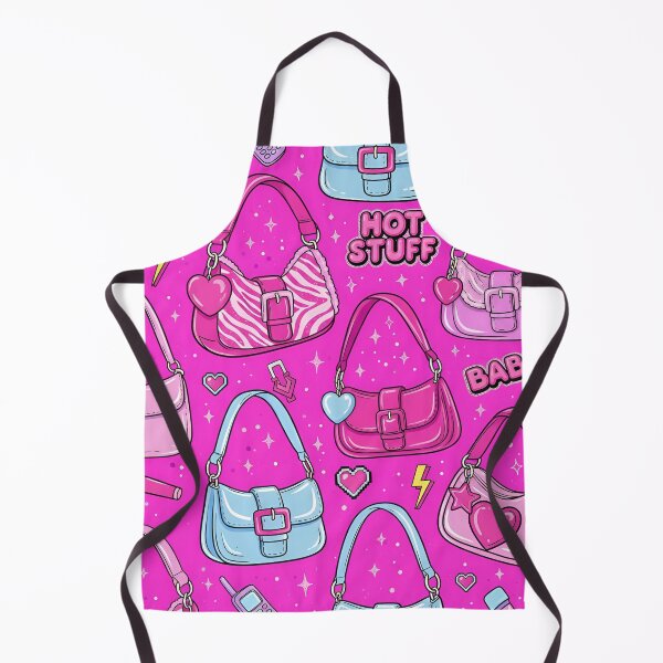Item preview, Y2K Aesthetic Pink Bag Pattern designed and sold by EsenciaZen.