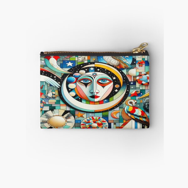 Item preview, Moonface Mosaic – Surreal Oracle of Birds and Geometry designed and sold by daweave77.