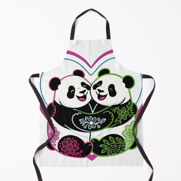 Item preview, Henna Harmony Panda Duo designed and sold by The Daily Sketchbook .