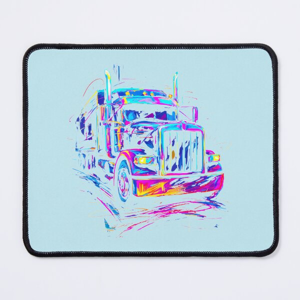 Item preview, Colorful Semi Truck Art By Merch, Limited Edition, Perfect Gift For You And Friends designed and sold by BROSHERYLSHOP.