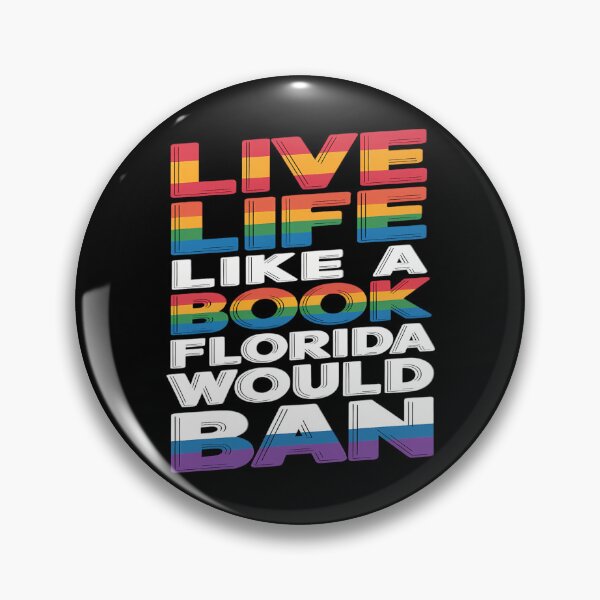 Item preview, Live Like Book In Florida. LGBTQ Rainbow Gift, LGBTQIA Pride designed and sold by papertaless.