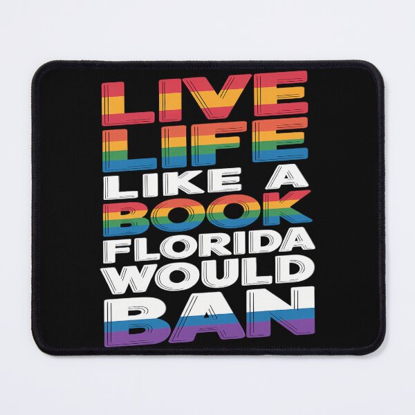 Item preview, Live Like Book In Florida. LGBTQ Rainbow Gift, LGBTQIA Pride designed and sold by papertaless.