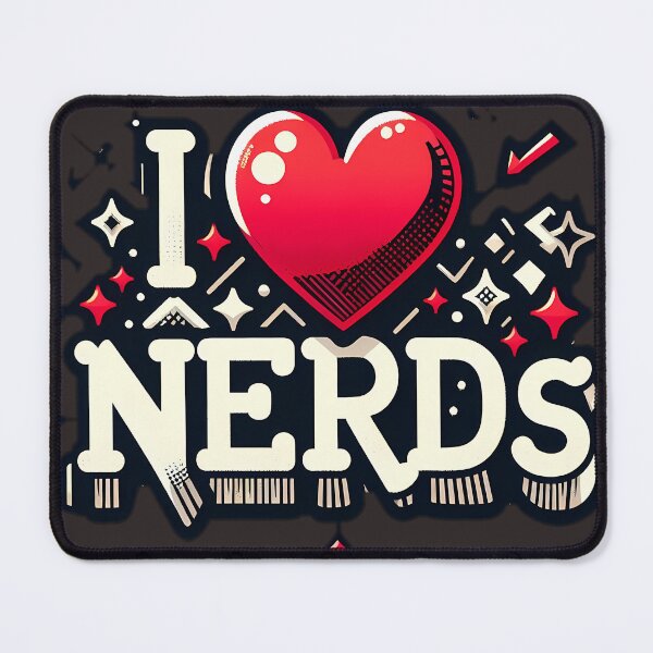 Item preview, i love nerds designed and sold by NCNGDESIGN.