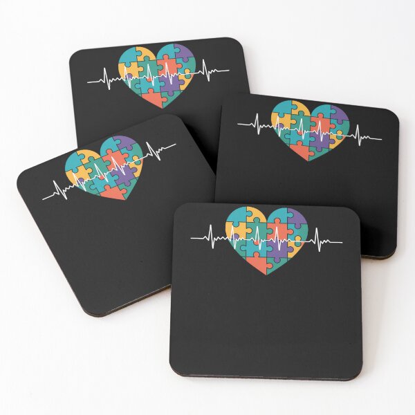 Item preview, Love Heart Puzzle Acceptance Autism Awareness  designed and sold by papertaless.