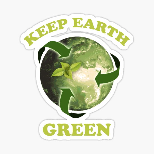 Item preview, Keep Earth Green Recycle designed and sold by WMGifts.