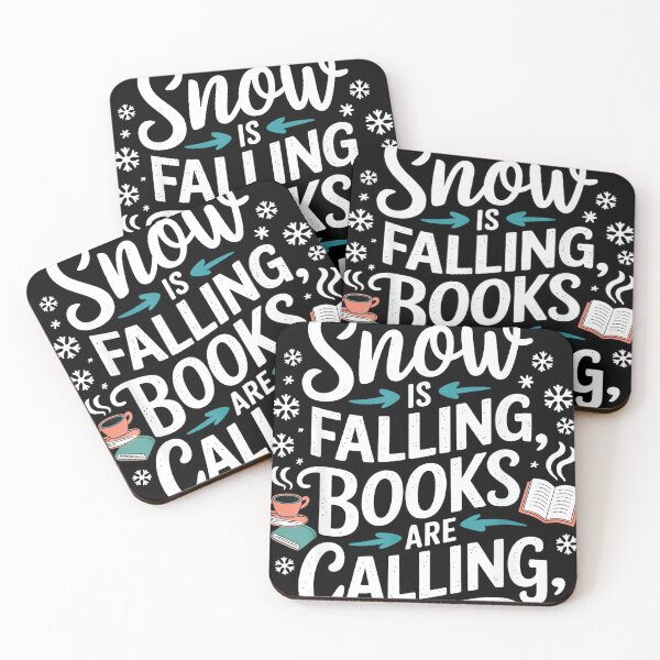 Item preview, Snow is Falling Books are Calling Funny Winter Reading designed and sold by PamQBennett.
