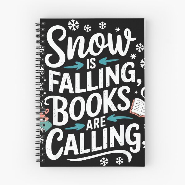 Item preview, Snow is Falling Books are Calling Funny Winter Reading designed and sold by PamQBennett.