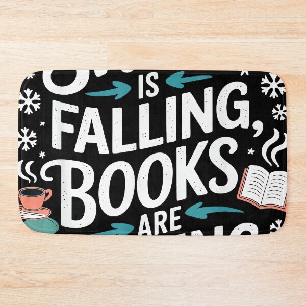 Item preview, Snow is Falling Books are Calling Funny Winter Reading designed and sold by PamQBennett.