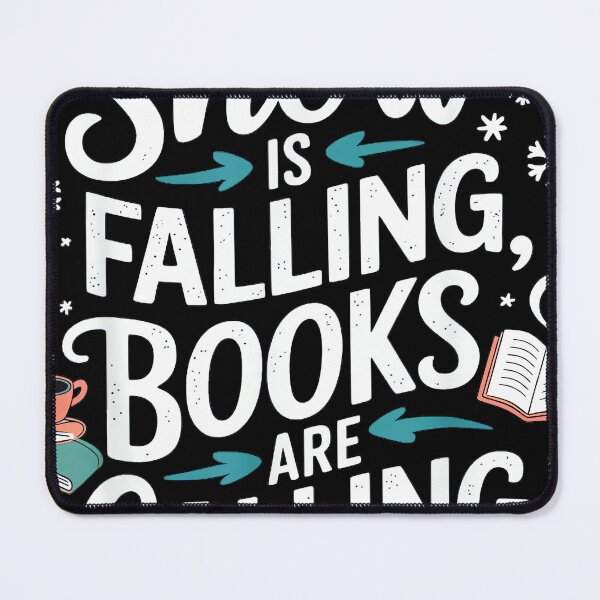 Item preview, Snow is Falling Books are Calling Funny Winter Reading designed and sold by PamQBennett.