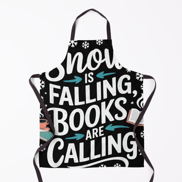 Item preview, Snow is Falling Books are Calling Funny Winter Reading designed and sold by PamQBennett.