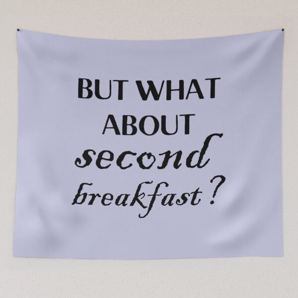 Item preview, but what about second breakfast designed and sold by sleevesand.