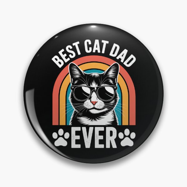 Item preview, Mens Cat Dad Best Cat Dad Ever Funny Cat Daddy designed and sold by PunkNation-Arts.