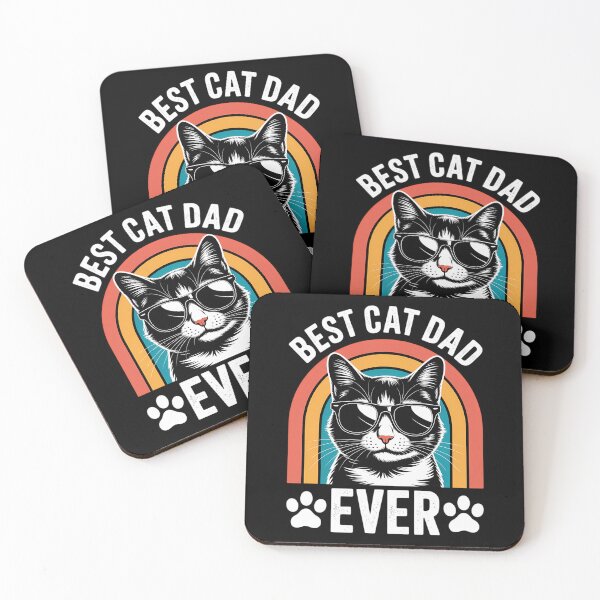 Item preview, Mens Cat Dad Best Cat Dad Ever Funny Cat Daddy designed and sold by PunkNation-Arts.