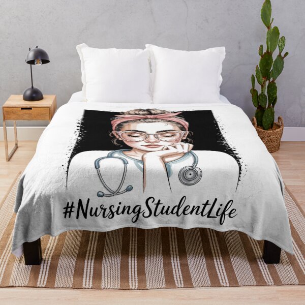 Item preview, Messy Bun School Student Nurse Life Future Nurse designed and sold by PunkNation-Arts.