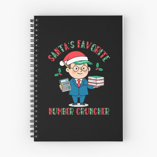 Item preview, Santa’s Favorite Number Cruncher Funny Christmas Shirt for CPAs & Finance Nerds designed and sold by JoRealm.