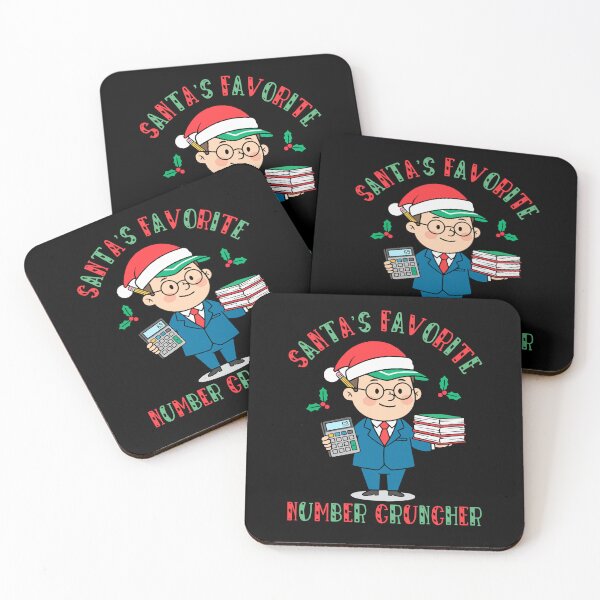 Item preview, Santa’s Favorite Number Cruncher Funny Christmas Shirt for CPAs & Finance Nerds designed and sold by JoRealm.