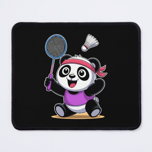 Item preview, Panda Playing Badminton Sports Player Coach Graphic designed and sold by PunkNation-Arts.