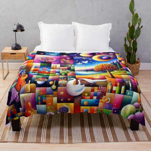 Item preview, Panels of Harmony – Surreal Mosaic of Nature, Music, and Light designed and sold by daweave77.