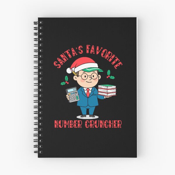 Item preview, Santa’s Favorite Number Cruncher Funny Christmas design for CPAs & Finance Nerds designed and sold by JoRealm.