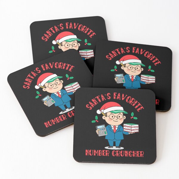 Item preview, Santa’s Favorite Number Cruncher Funny Christmas design for CPAs & Finance Nerds designed and sold by JoRealm.