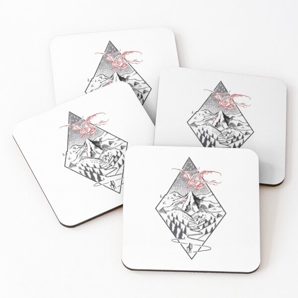 Item preview, The Misty Mountain & Smaug designed and sold by sleevesand.