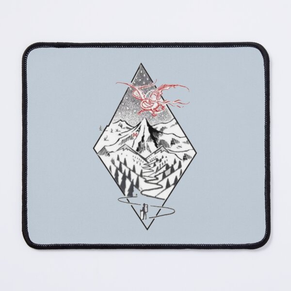 Item preview, The Misty Mountain & Smaug designed and sold by sleevesand.