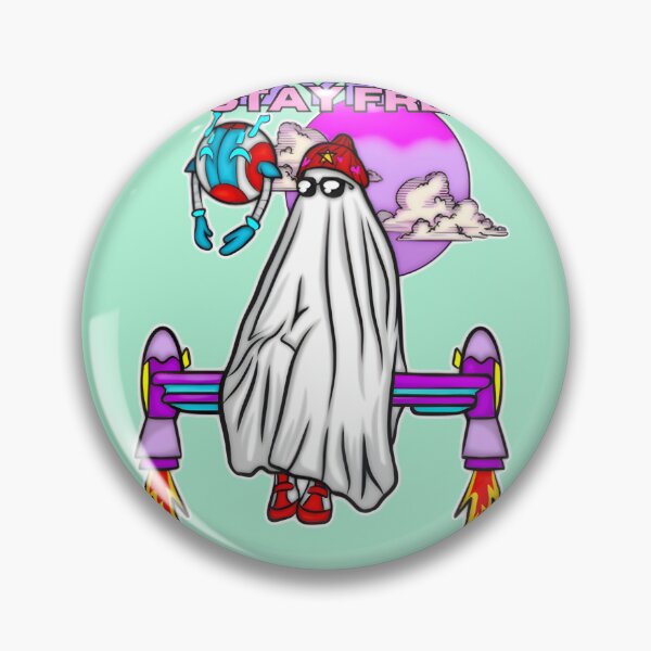 Item preview, Spaced Out Ghost Retro Sci-Fi Adventure By Merch, Limited Edition, Perfect Gift For You And Friends designed and sold by dwayneipstudio.