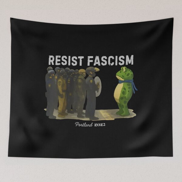 Item preview, Portland Frog Protest - Political Protest, Resist, Protest. Protest Frog, Abolish Ice, Anti ICE, Anti Fascism, I Stand With Frog Protest, Anti Trump, political, resistance, anti maga designed and sold by Haupalette.
