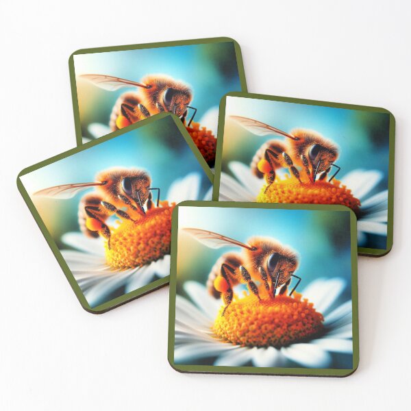 Item preview, Pollinator’s Pause – Surreal Intimacy on the Daisy Stage designed and sold by daweave77.
