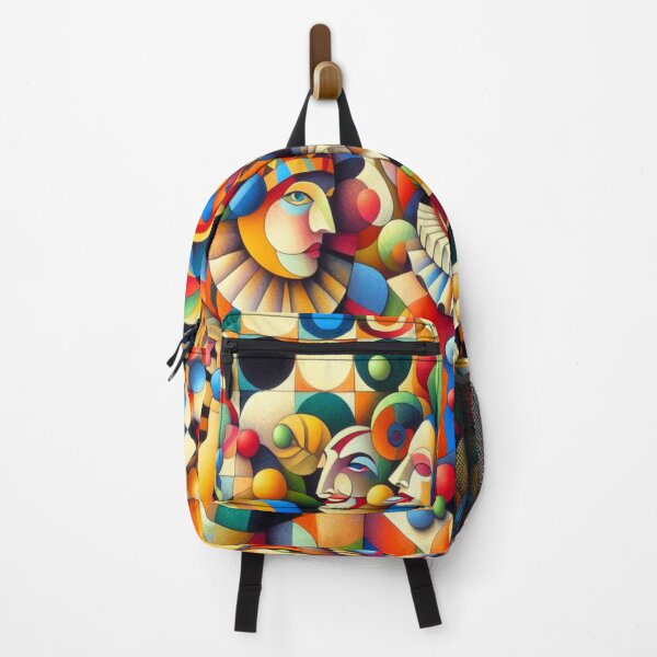 Item preview, Harlequin Assembly – Surreal Banquet of Color and Contradiction designed and sold by daweave77.