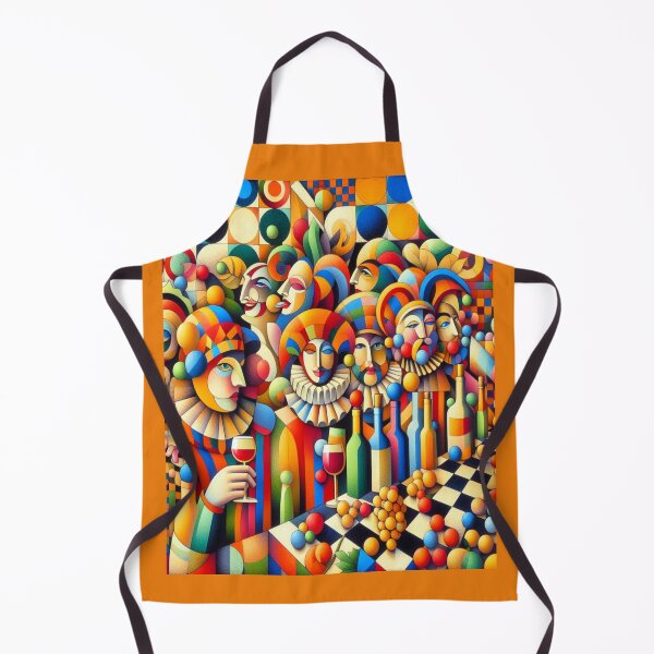 Item preview, Harlequin Assembly – Surreal Banquet of Color and Contradiction designed and sold by daweave77.