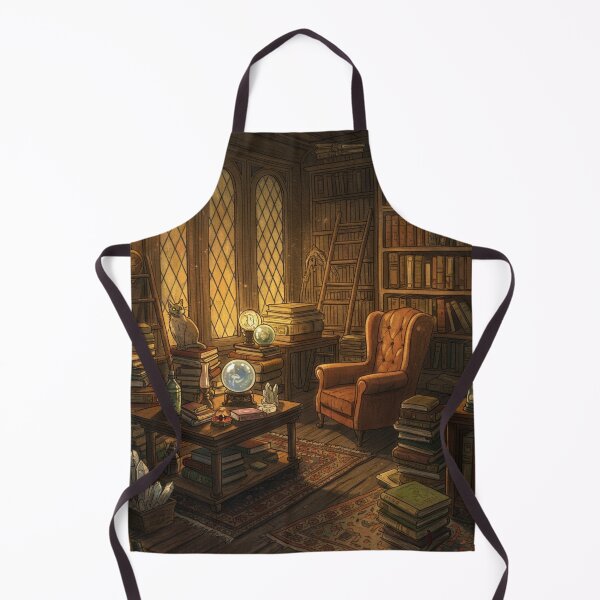 Item preview, Cozy Enchanted Bookstore: Midnight Glow & Magic designed and sold by DracosFire.