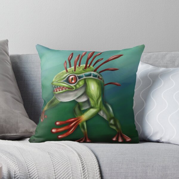 Murloc Throw Pillow