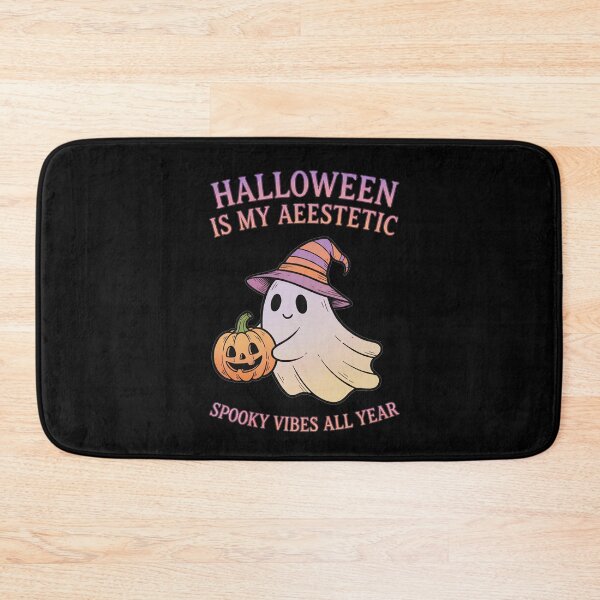 Item preview, Halloween Is My Aesthetic Ghost T-Shirt | Spooky Vibes All Year Pastel Witch Sticker Gift designed and sold by cozy corner co. .