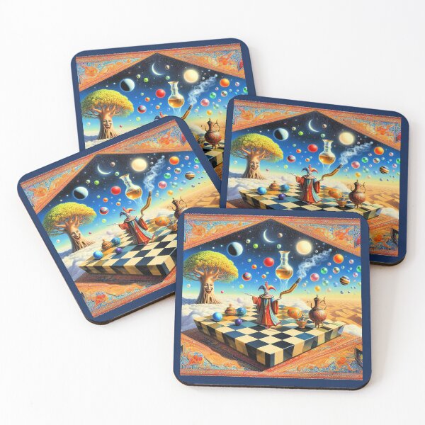 Item preview, The Celestial Gesture – Surreal Oracle on the Floating Board designed and sold by daweave77.
