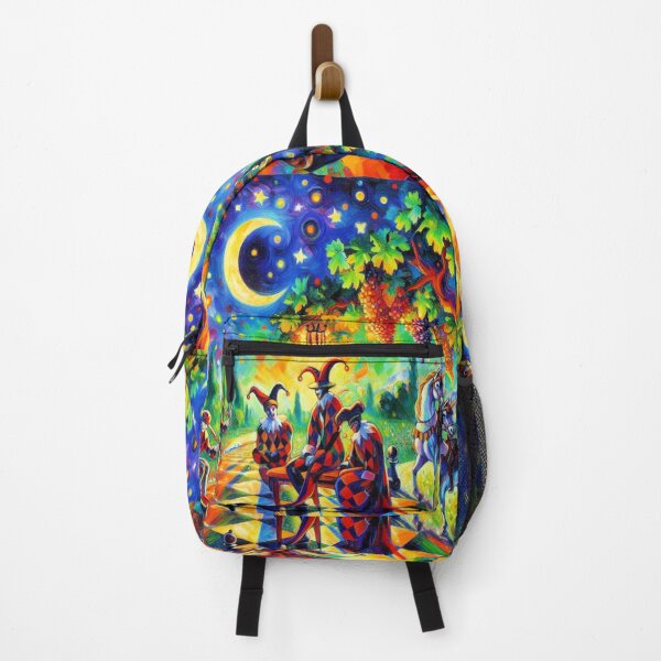 Item preview, Jesters at Dusk – Surreal Chess Beneath the Lantern Tree designed and sold by daweave77.