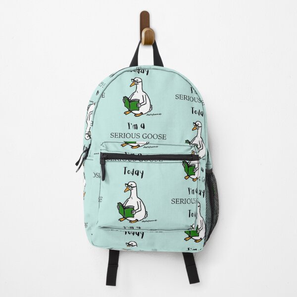 Item preview, Today I'm a Serious Goose | Reading a Book (Hand Drawn) designed and sold by QuirkyGuacamole.