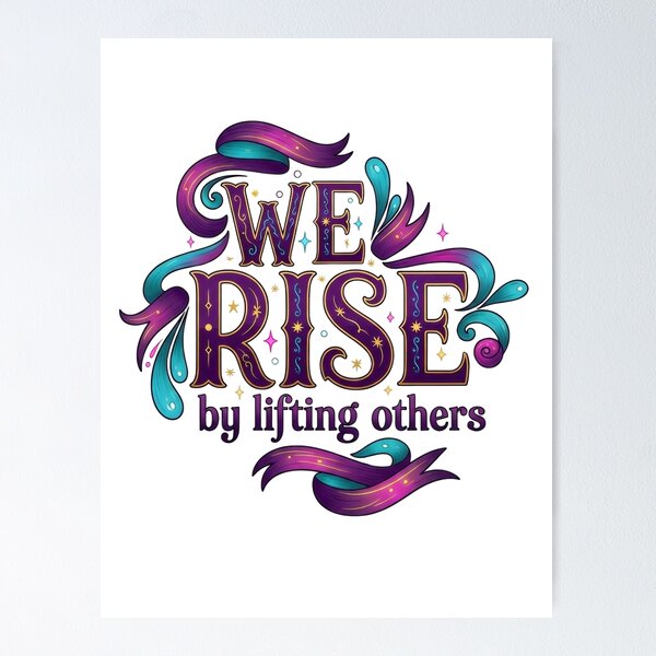 Item preview, We Rise by lifting others designed and sold by Funktastic Designs.