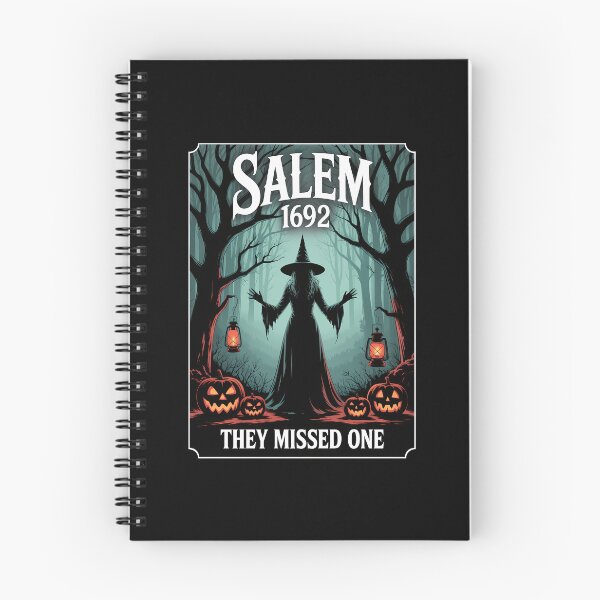 Aperçu de l'œuvre Salem 1692 Sorcière d'Halloween Ils ont raté une carte de tarot créée et vendue par PunkNation-Arts.