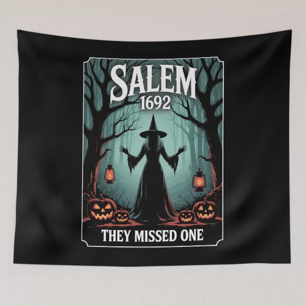 Item preview, Salem 1692 Halloween Witch They Missed One Tarot Card designed and sold by PunkNation-Arts.
