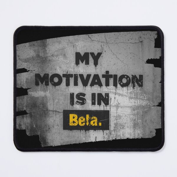 Item preview, My Motivation Is In Beta - Urban Stencil Street Art designed and sold by RDproject.