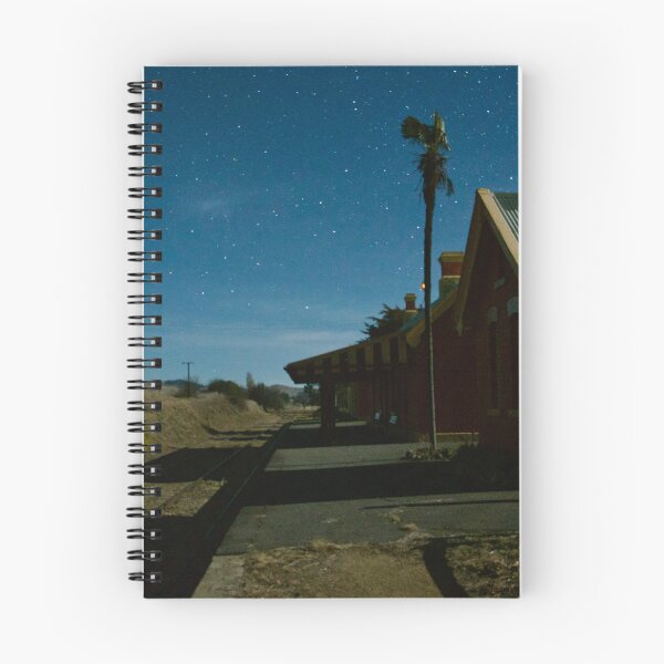 Item preview, Michelago historic Railway Station Nightscape designed and sold by peterhau.