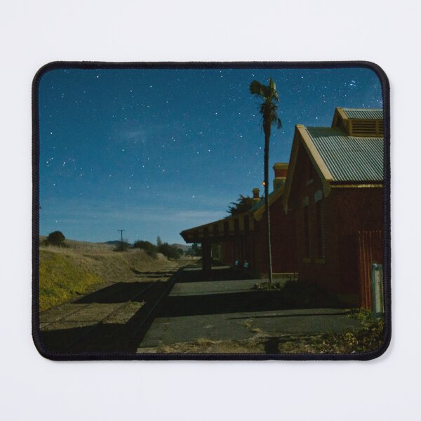 Item preview, Michelago historic Railway Station Nightscape designed and sold by peterhau.