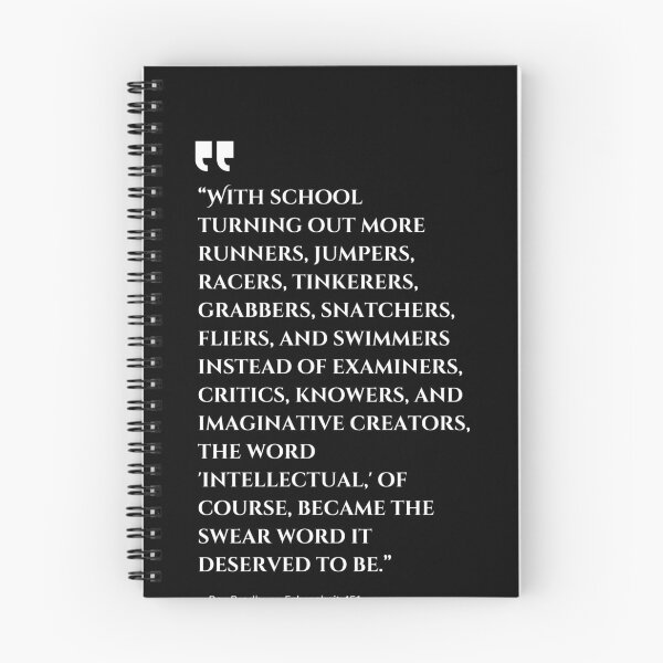 Item preview, Ray Bradbury Fahrenheit 451 Quote on Censorship designed and sold by Ink&Iron.