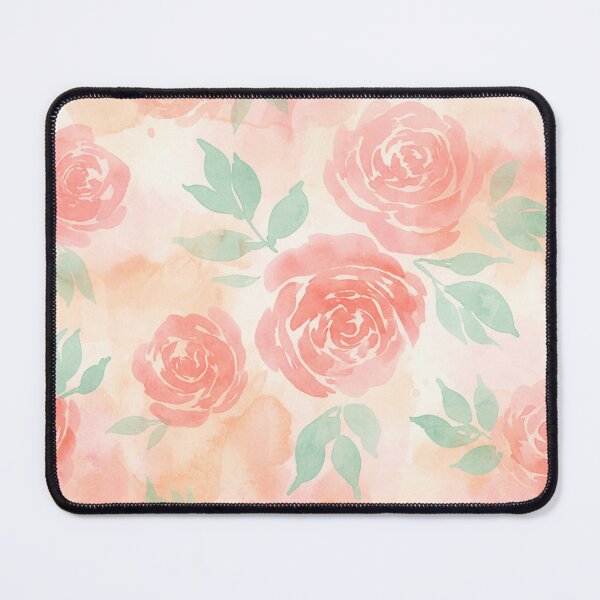 Item preview, Seamless Watercolor Floral Pattern – Oversized Petals in Pink, Coral & Mint designed and sold by skysshobu.