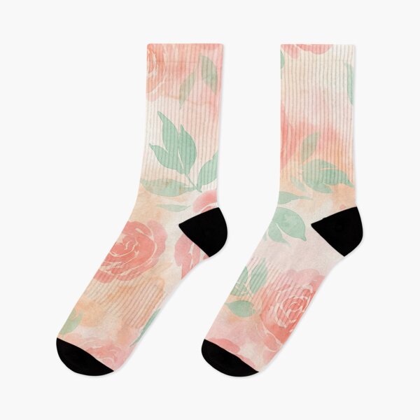 Item preview, Seamless Watercolor Floral Pattern – Oversized Petals in Pink, Coral & Mint designed and sold by skysshobu.