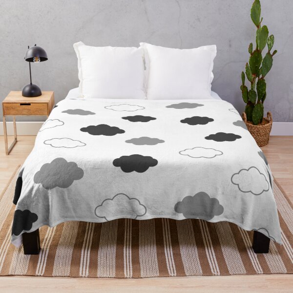 Item preview, White, grey and black mini clouds designed and sold by sptsang.