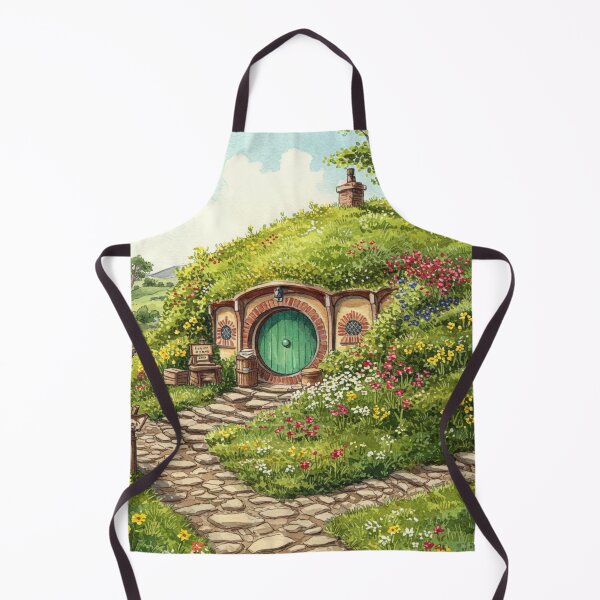 Item preview, Whimsical Hobbit Hole Bookstore: A Cozy Reading Nook designed and sold by DracosFire.