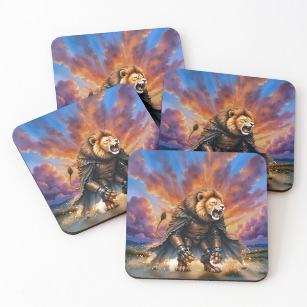 Item preview, Cyber Lion of the Wastelands – Steampunk Warrior of the Dusk. designed and sold by nicky2342.